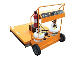 LB 2-16 — это инфракрасная установка нагрева материалов:асфальт, бетон, грунт и т.п.